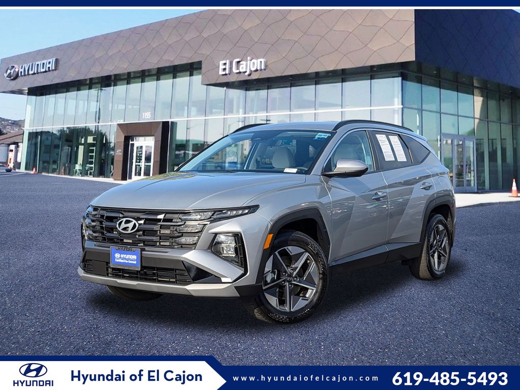 Shimmering Silver 2025 Hyundai Tucson SUV / Crossover All-Wheel Drive 8-Speed Automatic