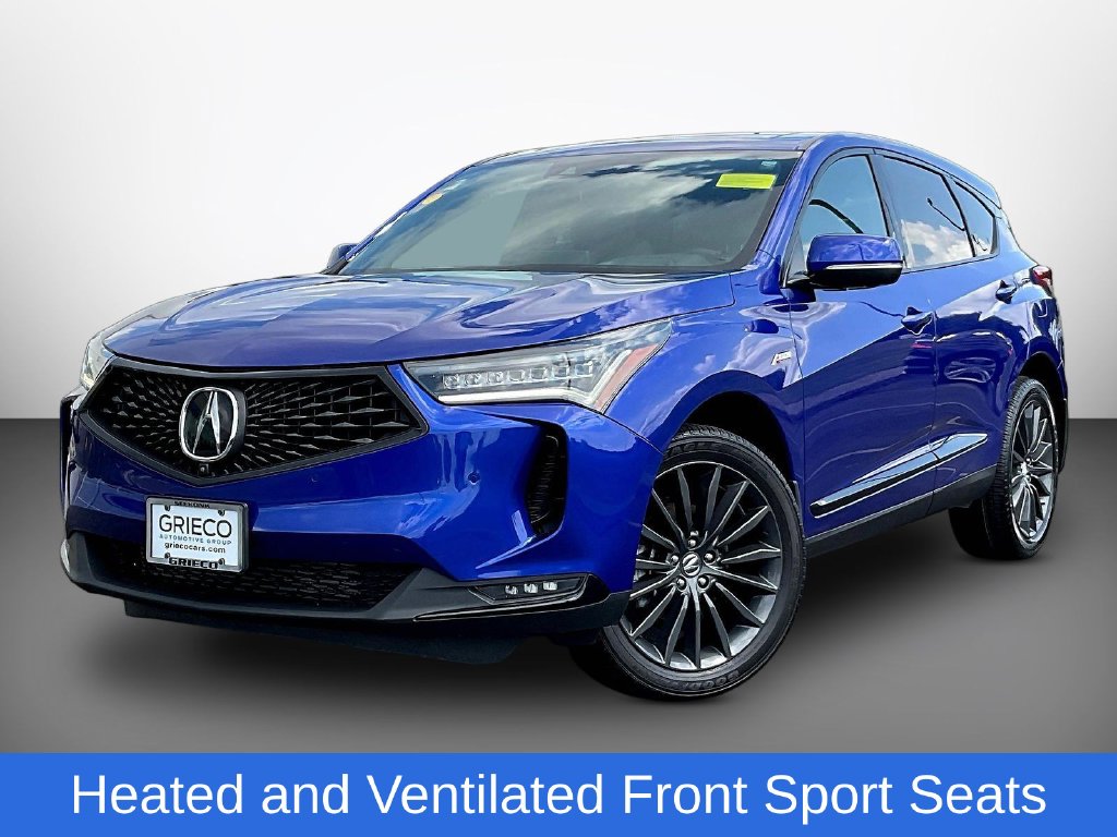 2023 Acura RDX A-Spec Advance Package Blue - Grieco Acura - Image 3