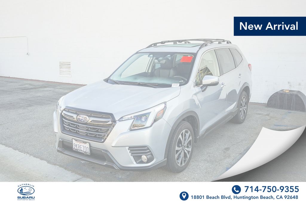 Ice Silver Metallic 2023 Subaru Forester Limited Crossover AWD SUV / Crossover All-Wheel Drive Continuously Variable Transmission