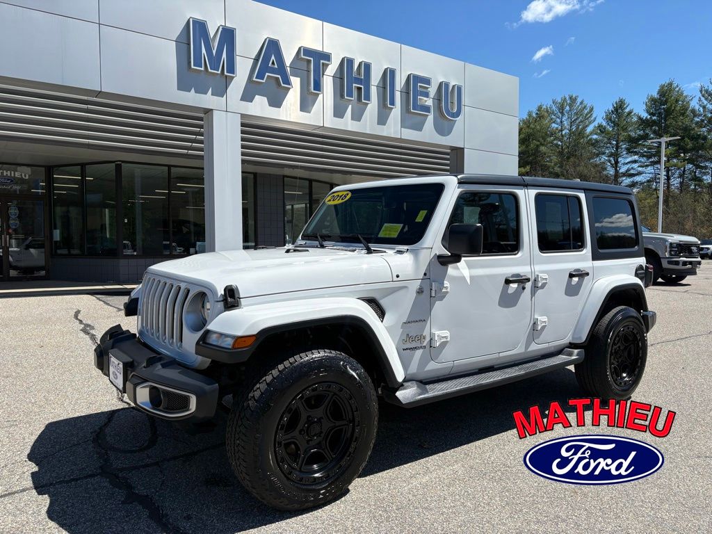 Bright White Clearcoat 2018 Jeep Wrangler SUV / Crossover Four-Wheel Drive 8-Speed Automatic