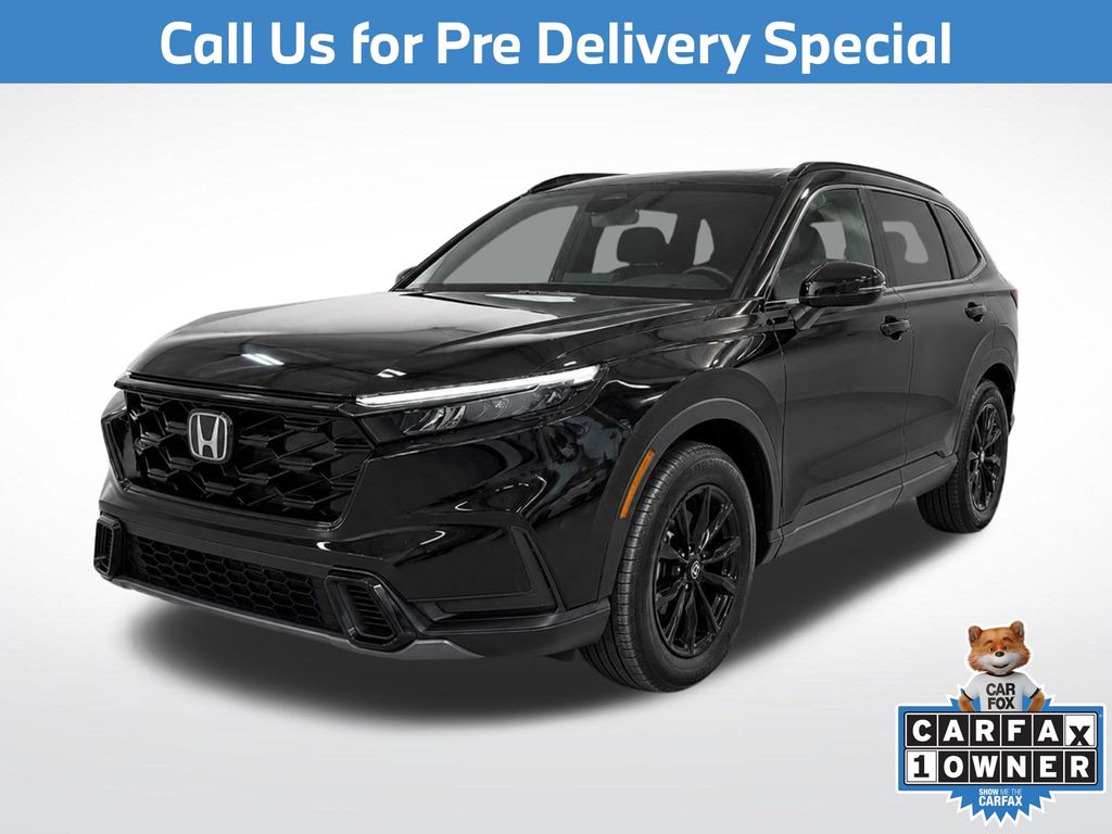 Black 2023 Honda CR-V Hybrid SUV / Crossover Front-Wheel Drive Continuously Variable Transmission