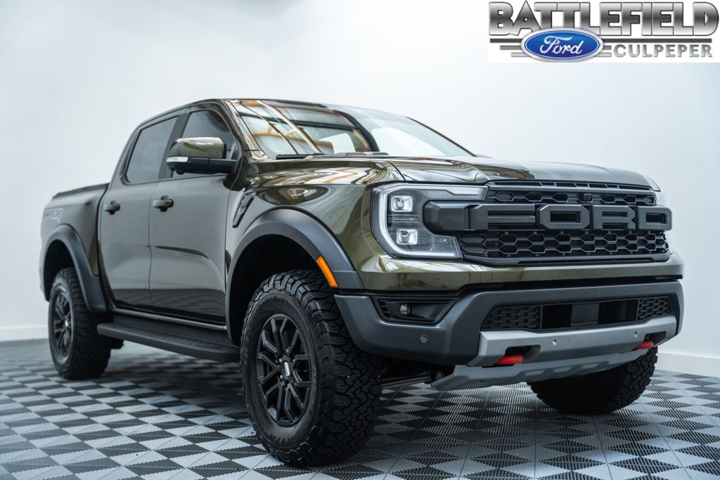 Green Metallic 2025 Ford Ranger Pickup Truck Four-Wheel Drive Automatic