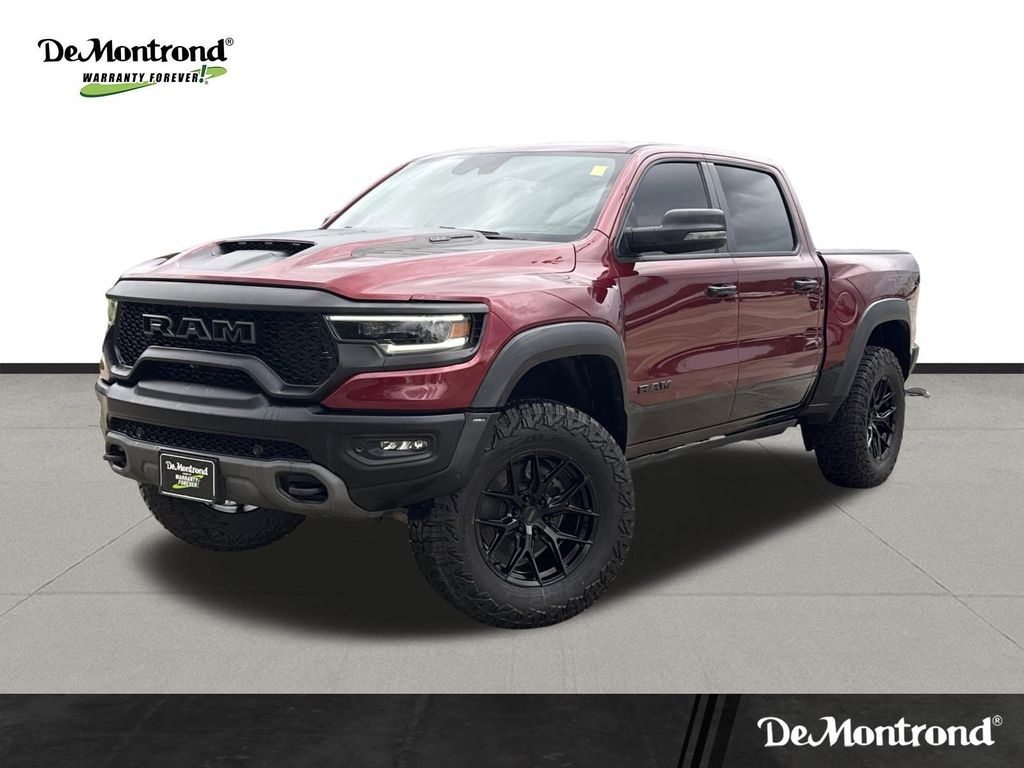 Delmonico Red Pearlcoat 2024 RAM 1500 TRX Crew Cab 4WD Pickup Truck All-Wheel Drive 8-Speed Automatic