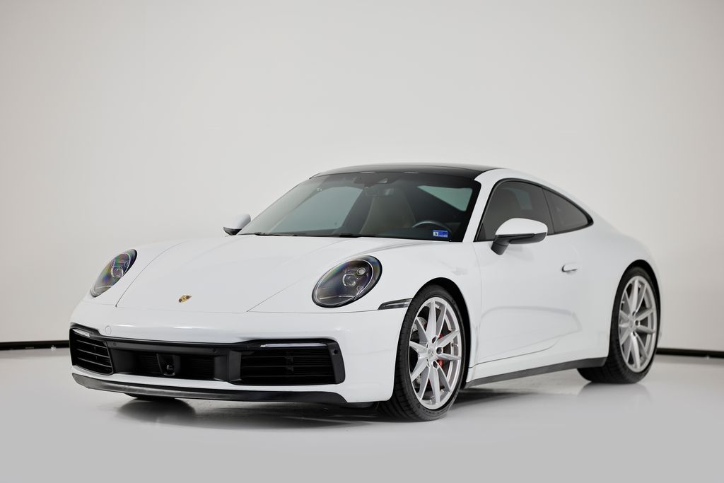 White 2020 Porsche 911 Coupe All-Wheel Drive 8-Speed Automatic