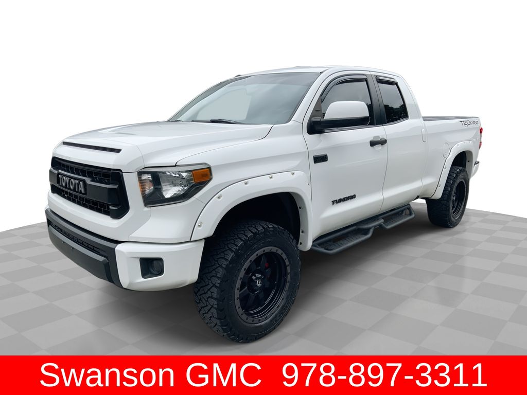 Super White 2017 Toyota Tundra Pickup Truck Four-Wheel Drive 6-Speed Automatic Overdrive