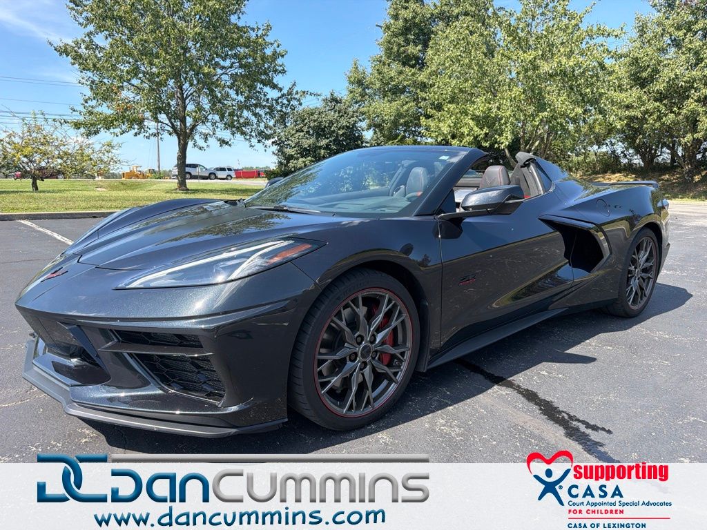 Black Granite Metallic 2023 Chevrolet Corvette Convertible Rear-Wheel Drive 8-Speed Dual Clutch