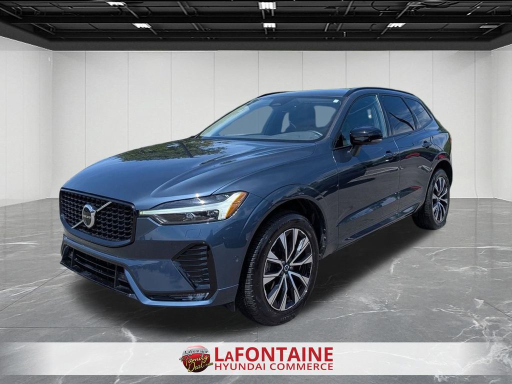 Denim Blue Metallic 2024 Volvo XC60 B5 Plus Dark Theme AWD SUV / Crossover All-Wheel Drive Automatic