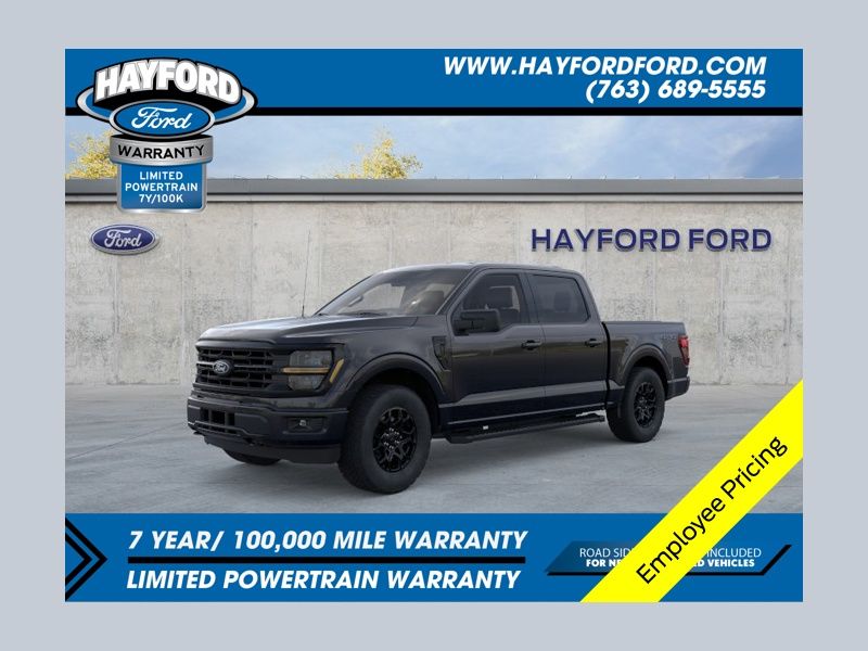 Agate Black Metallic 2026 Ford F-150 XLT SuperCrew 4WD Pickup Truck Four-Wheel Drive Automatic