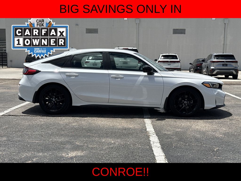2025 Honda Civic Sport White at Community Toyota