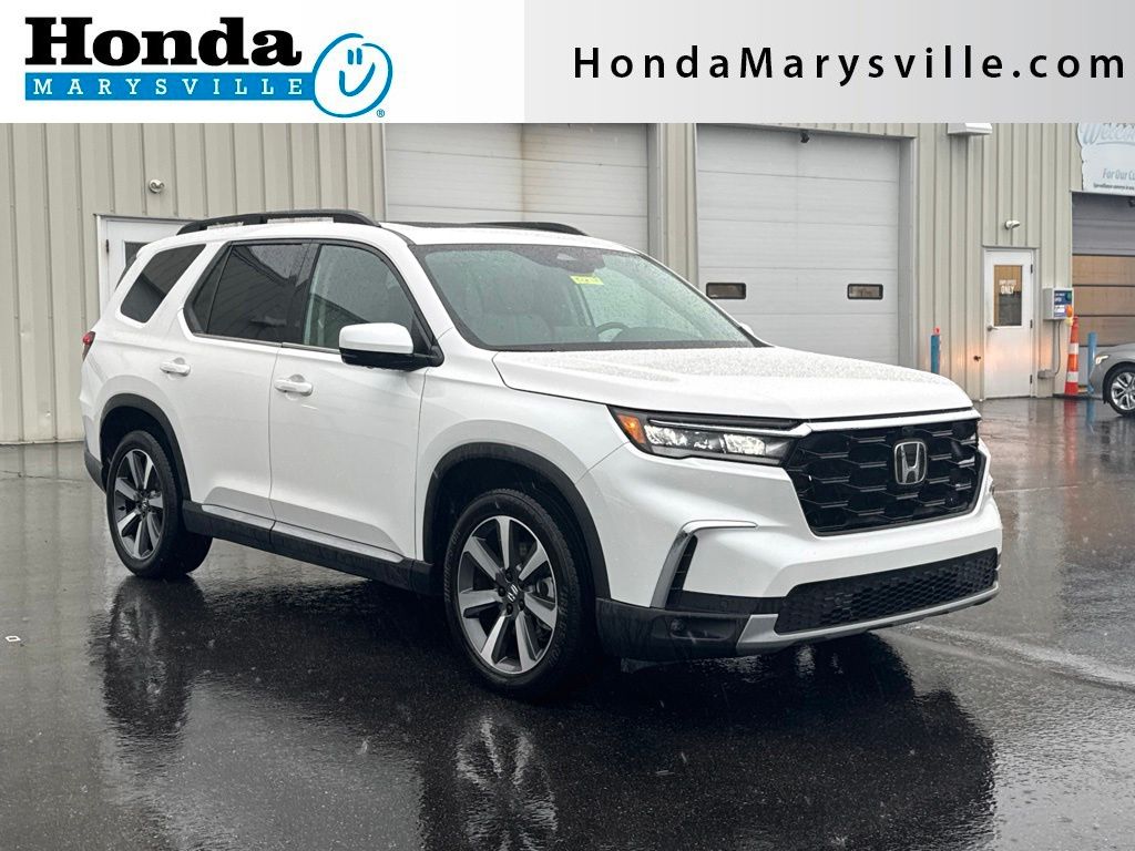 Platinum White Pearl 2025 Honda Pilot SUV / Crossover All-Wheel Drive Automatic