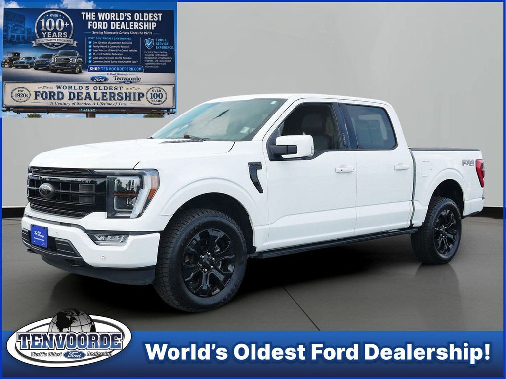 White Metallic 2023 Ford F-150 Pickup Truck Four-Wheel Drive Automatic