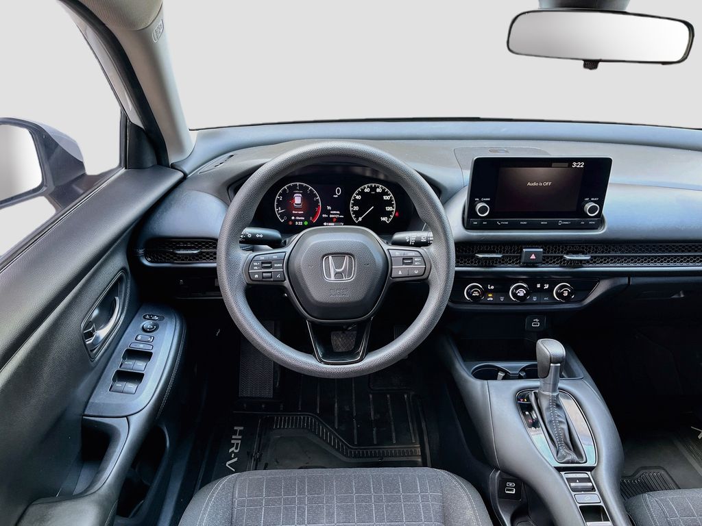2023 Honda HR-V LX White at Central Houston Nissan