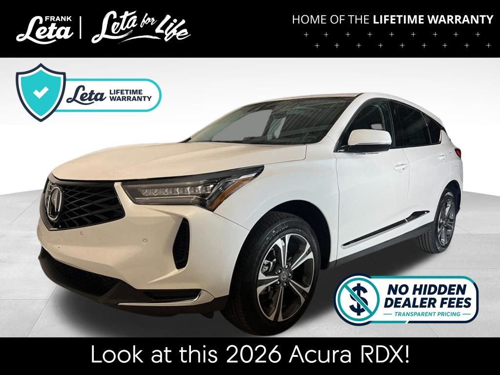 Platinum White Pearl 2026 Acura RDX SUV / Crossover All-Wheel Drive Automatic