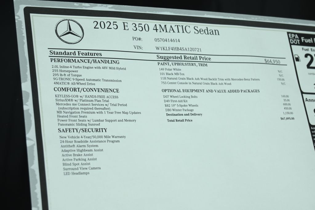 2025 Mercedes-Benz E-Class E 350 26