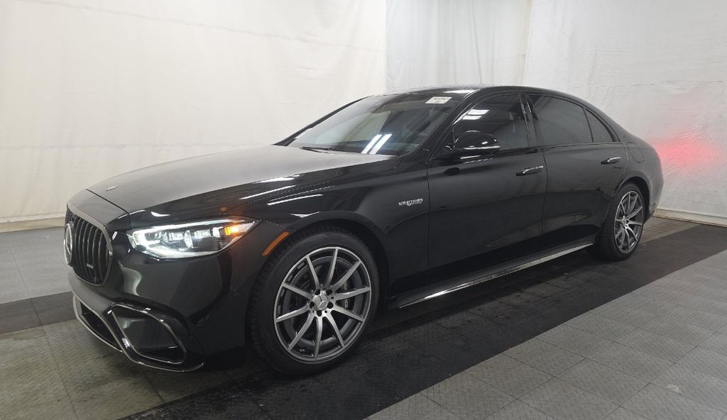 Obsidian Black Metallic 2025 Mercedes-Benz S-Class Sedan All-Wheel Drive 9-Speed Automatic