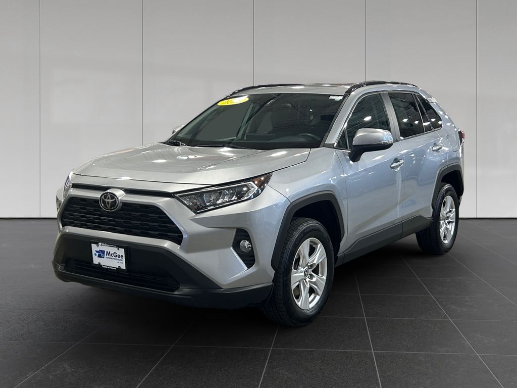Silver 2021 Toyota RAV4 XLE AWD SUV / Crossover All-Wheel Drive 8-Speed Automatic