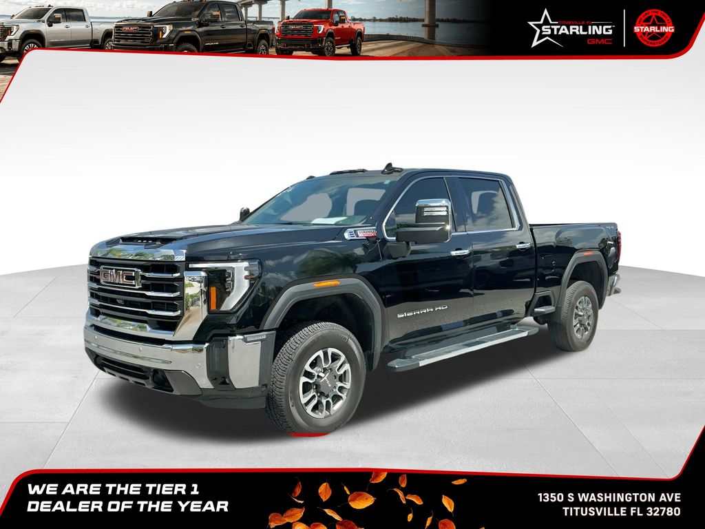 Onyx Black 2024 GMC Sierra 2500HD Pickup Truck Four-Wheel Drive Automatic