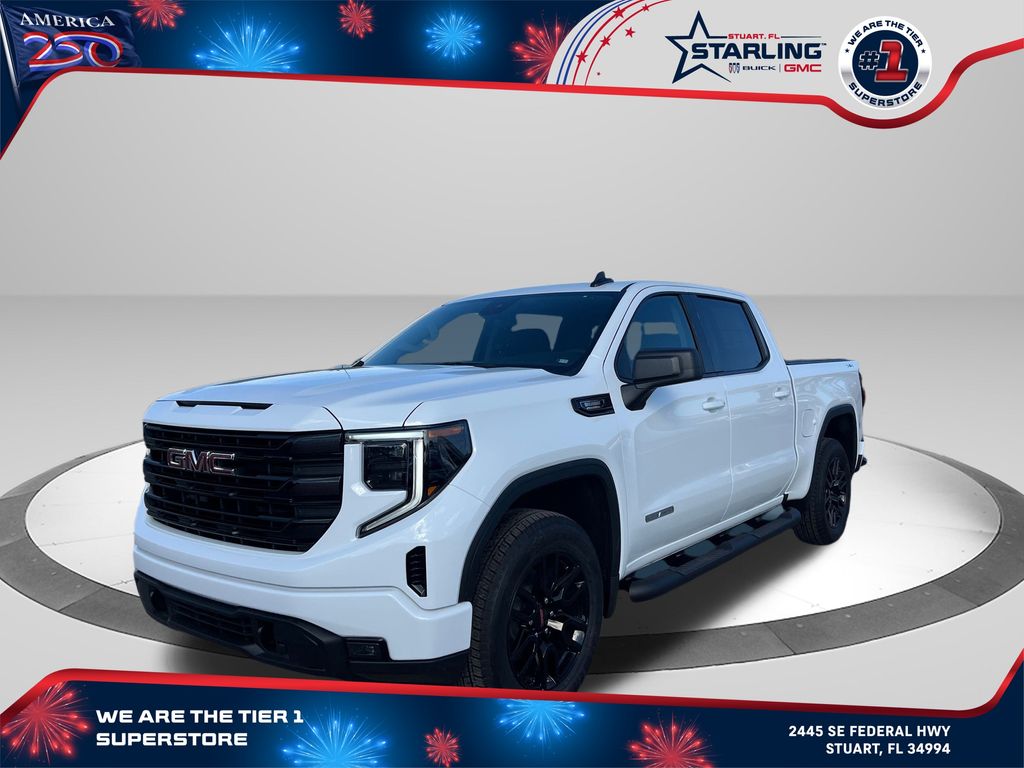 Summit White 2026 GMC Sierra 1500 Pickup Truck Four-Wheel Drive Automatic