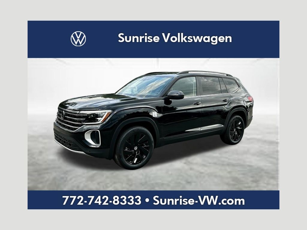 Black 2026 Volkswagen Atlas SUV / Crossover Front-Wheel Drive 8-Speed Automatic
