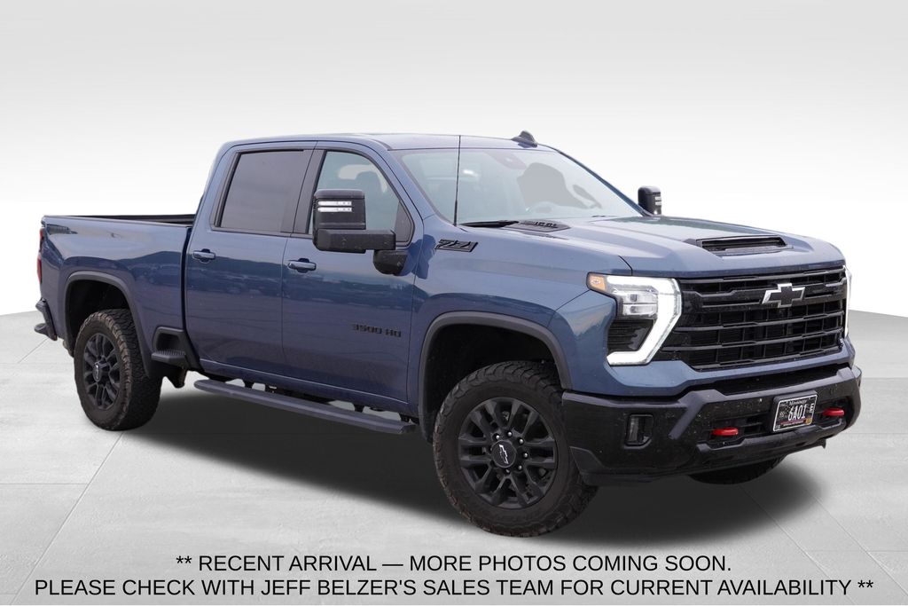 Lakeshore Blue Metallic 2025 Chevrolet Silverado 3500HD Pickup Truck Four-Wheel Drive Automatic