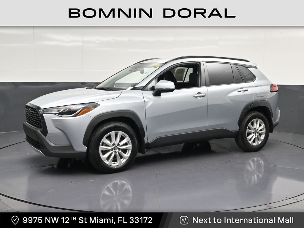Silver 2024 Toyota Corolla Cross SUV / Crossover Front-Wheel Drive Continuously Variable Transmission