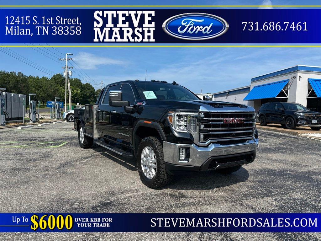 Onyx Black 2022 GMC Sierra 3500HD Pickup Truck Four-Wheel Drive Automatic