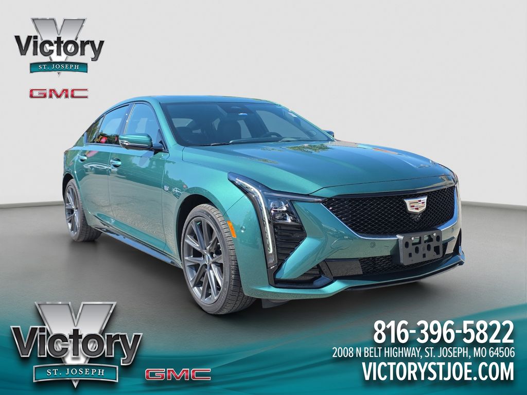Typhoon Metallic 2025 Cadillac CT5 Sedan All-Wheel Drive Automatic