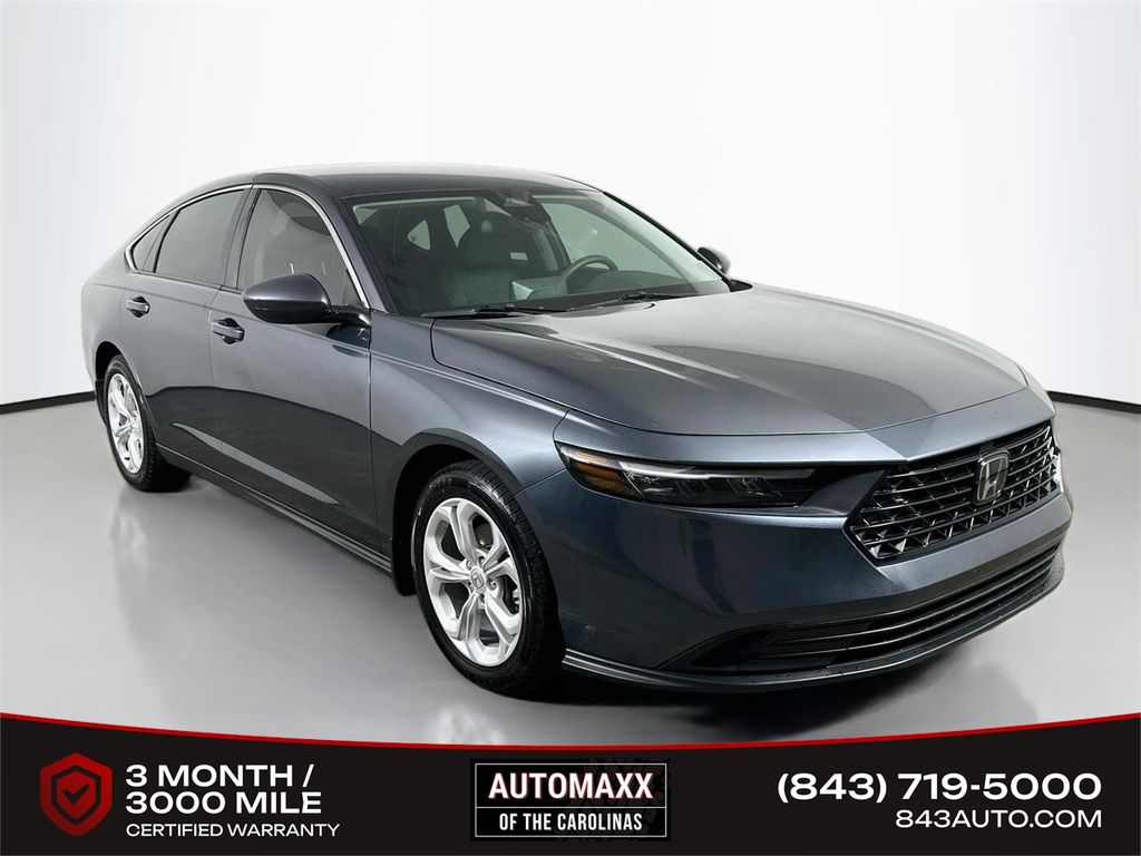Gray 2025 Honda Accord Sedan Front-Wheel Drive Continuously Variable Transmission
