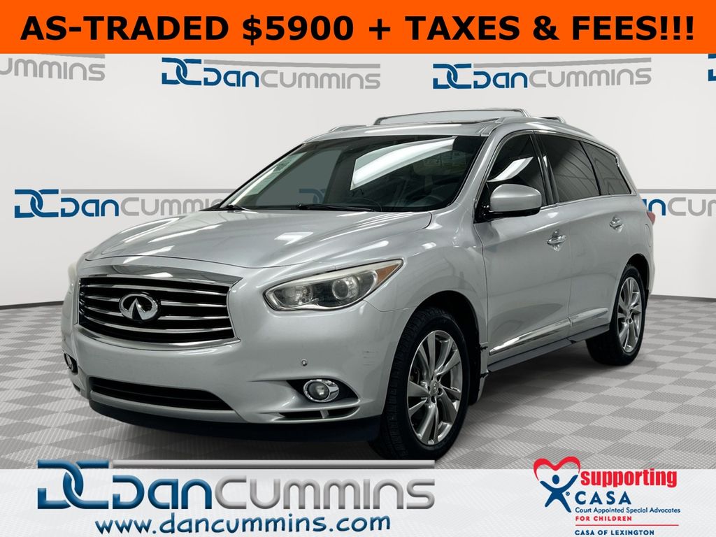 Gray (Liquid Platinum) 2013 INFINITI JX35 AWD SUV / Crossover All-Wheel Drive Continuously Variable Transmission