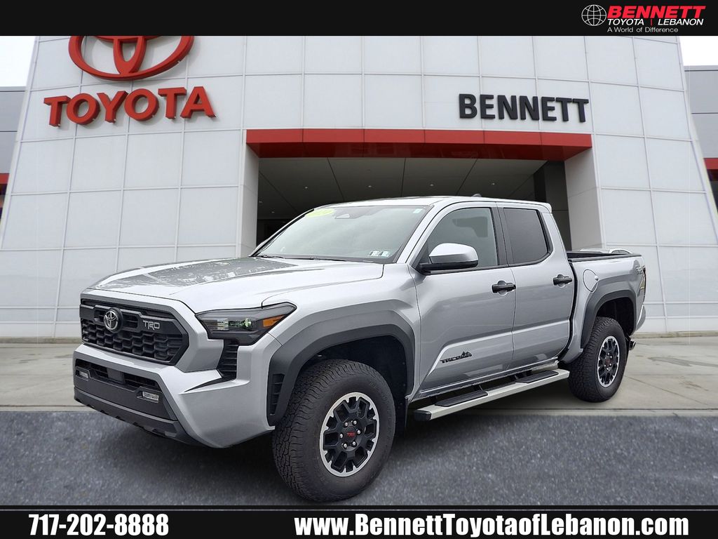 Celestial Silver Metallic 2024 Toyota Tacoma Pickup Truck Four-Wheel Drive 8-Speed Automatic