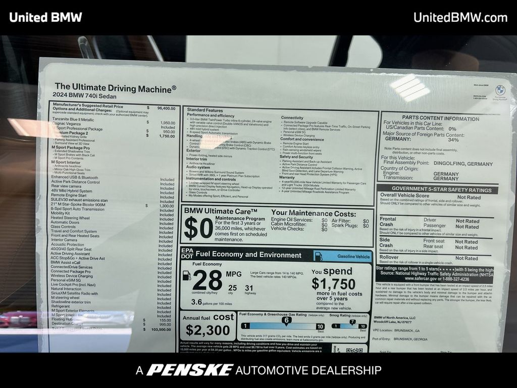 2024 BMW 7 Series 740i 23