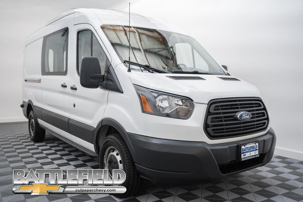  2018 Ford Transit Cargo 250 3dr LWB Medium Roof Cargo Van with Sliding Passenger Side Door   