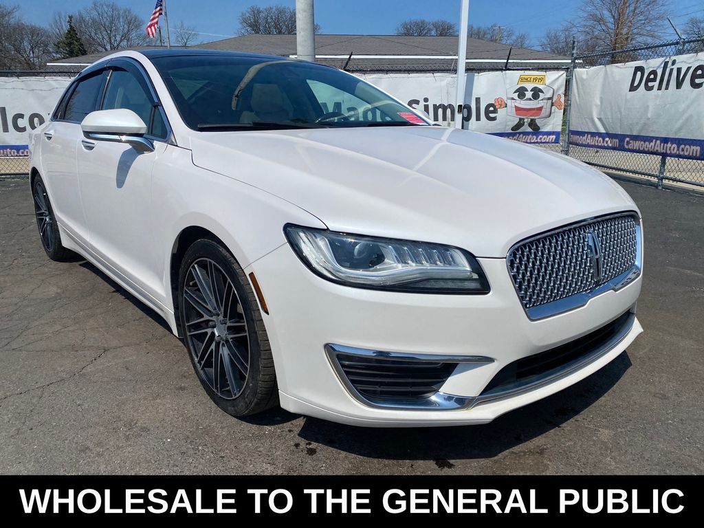 White Platinum Metallic Tri-Coat 2017 Lincoln MKZ Reserve AWD Sedan All-Wheel Drive 6-Speed Automatic