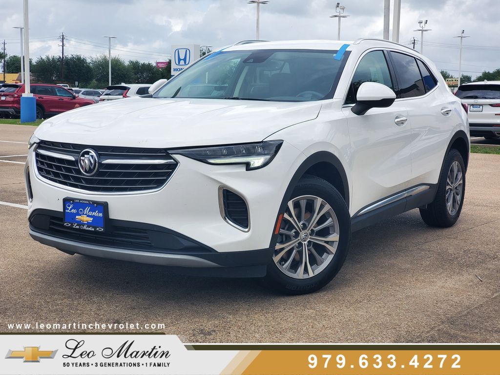 Summit White 2022 Buick Envision Preferred FWD SUV / Crossover Front-Wheel Drive 9-Speed Automatic