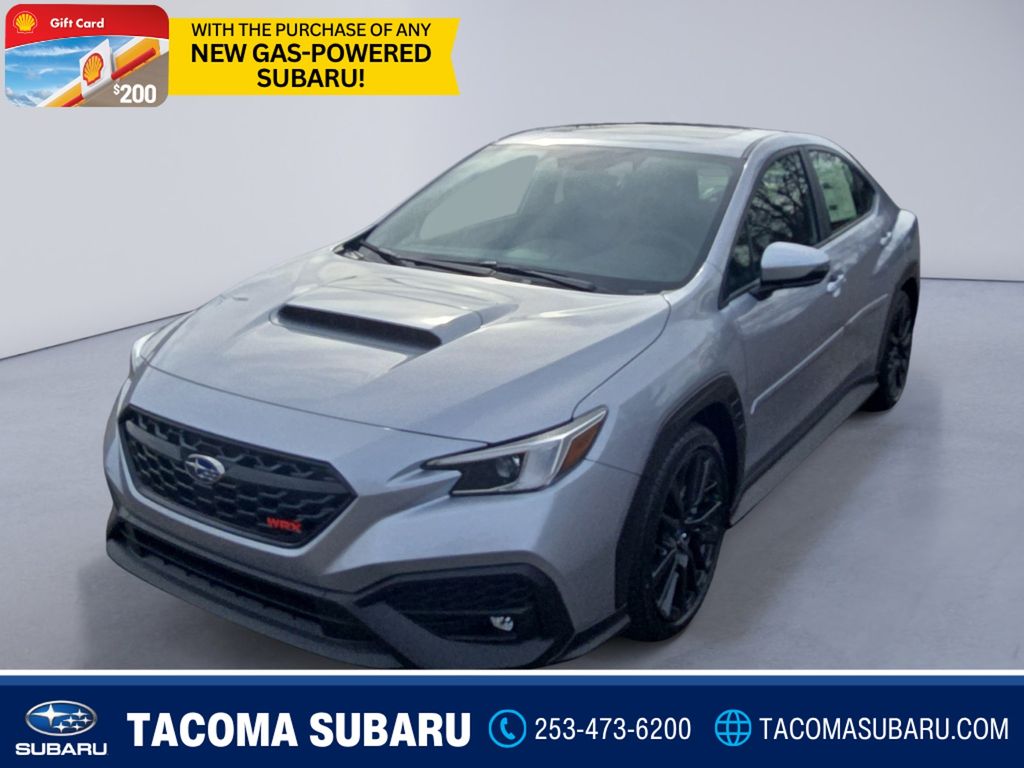 Ice Silver Metallic 2026 Subaru WRX Sedan All-Wheel Drive 6-Speed Manual