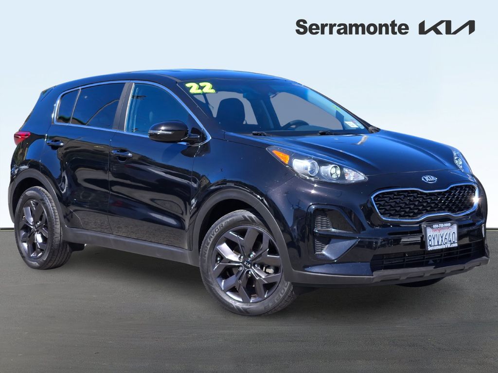 Black Cherry Pearl 2022 Kia Sportage SUV / Crossover Front-Wheel Drive 6-Speed Automatic Overdrive