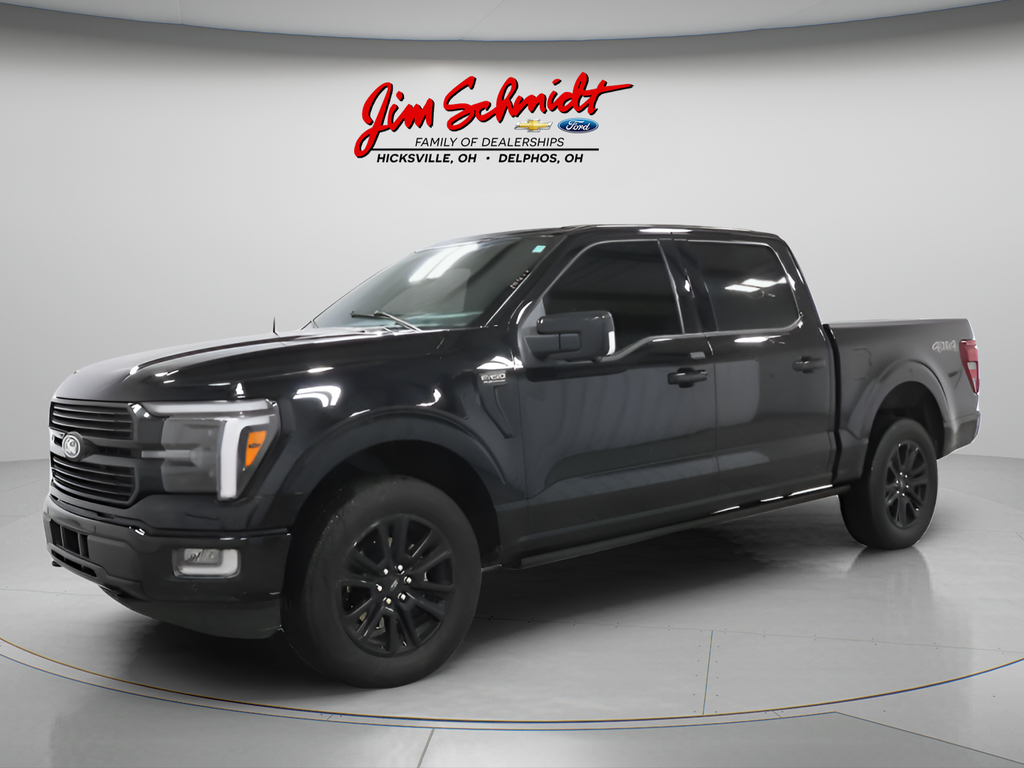 Agate Black Metallic 2025 Ford F-150 Pickup Truck Four-Wheel Drive Automatic