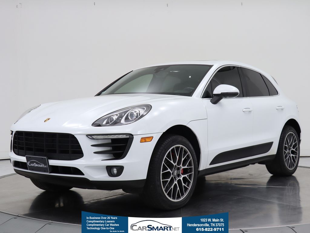 Carrara White Metallic 2017 Porsche Macan S AWD SUV / Crossover All-Wheel Drive 7-Speed Automatic