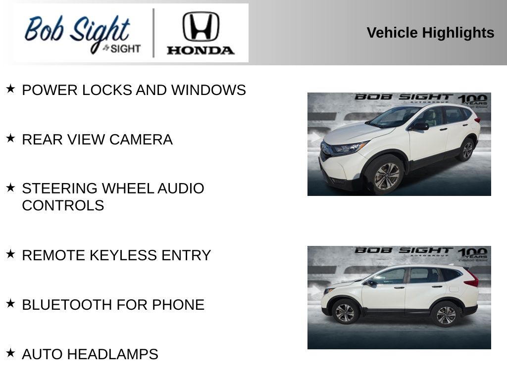 Used 2018 Honda CR-V LX with VIN 2HKRW6H33JH212905 for sale in Kansas City