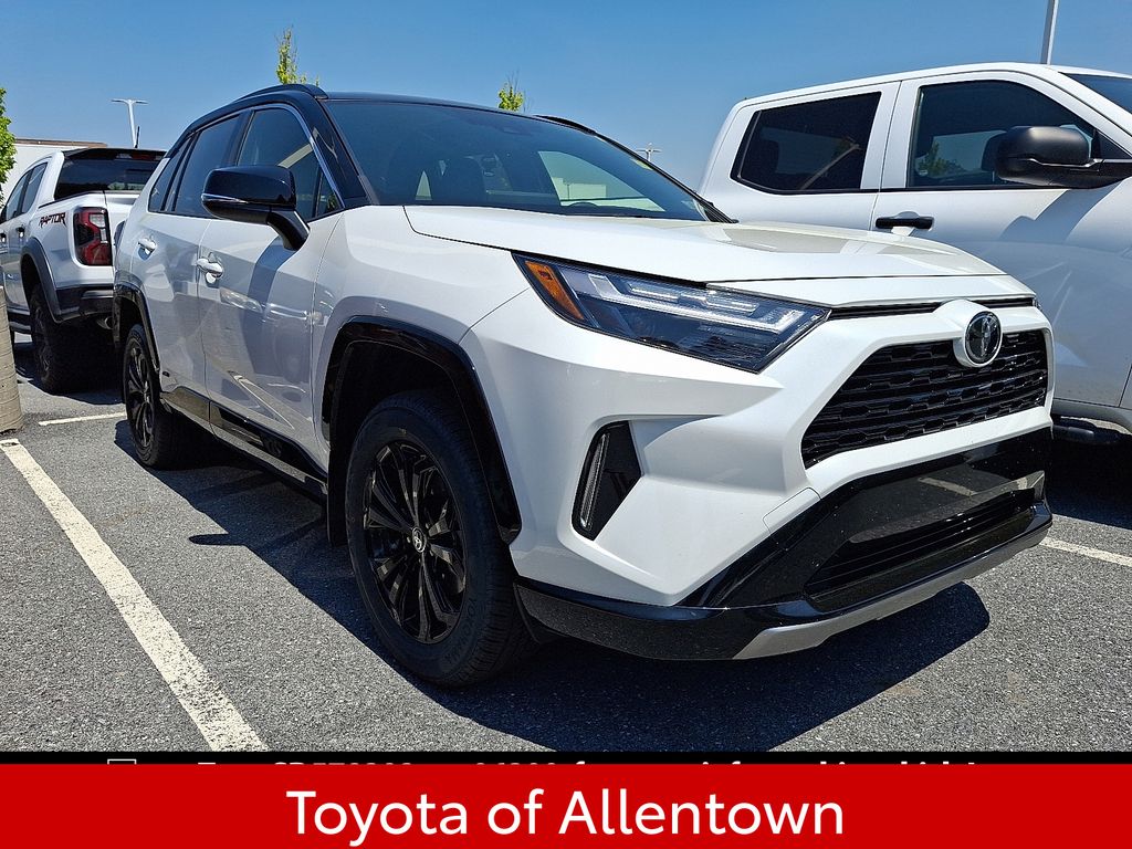 Midnight Black Metallic 2025 Toyota RAV4 Hybrid XSE AWD SUV / Crossover All-Wheel Drive Continuously Variable Transmission