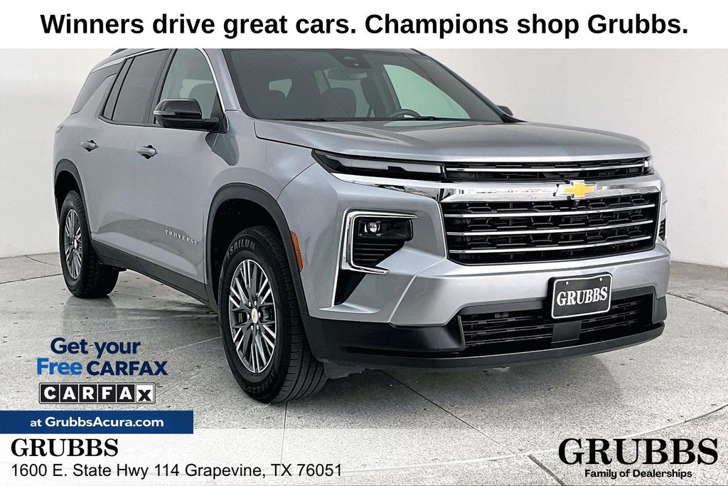 Sterling Gray Metallic 2024 Chevrolet Traverse LT FWD SUV / Crossover Front-Wheel Drive 8-Speed Automatic