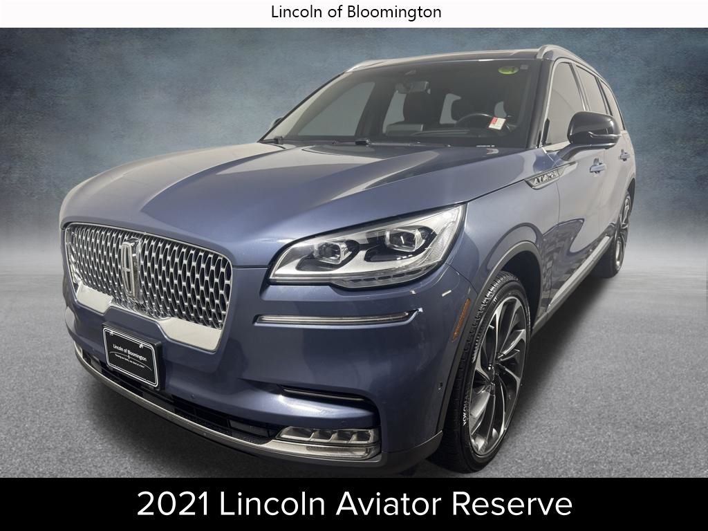Ocean Drive Blue 2021 Lincoln Aviator SUV / Crossover All-Wheel Drive Automatic