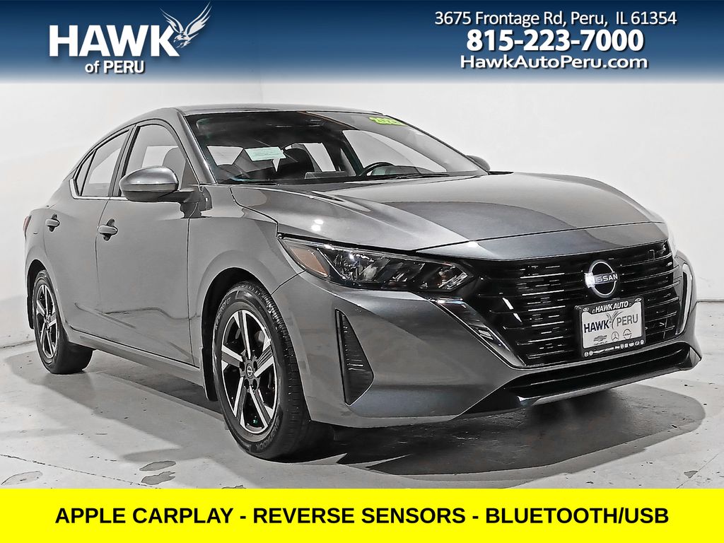 Gray (Gun Metallic) 2025 Nissan Sentra Sedan Front-Wheel Drive Continuously Variable Transmission