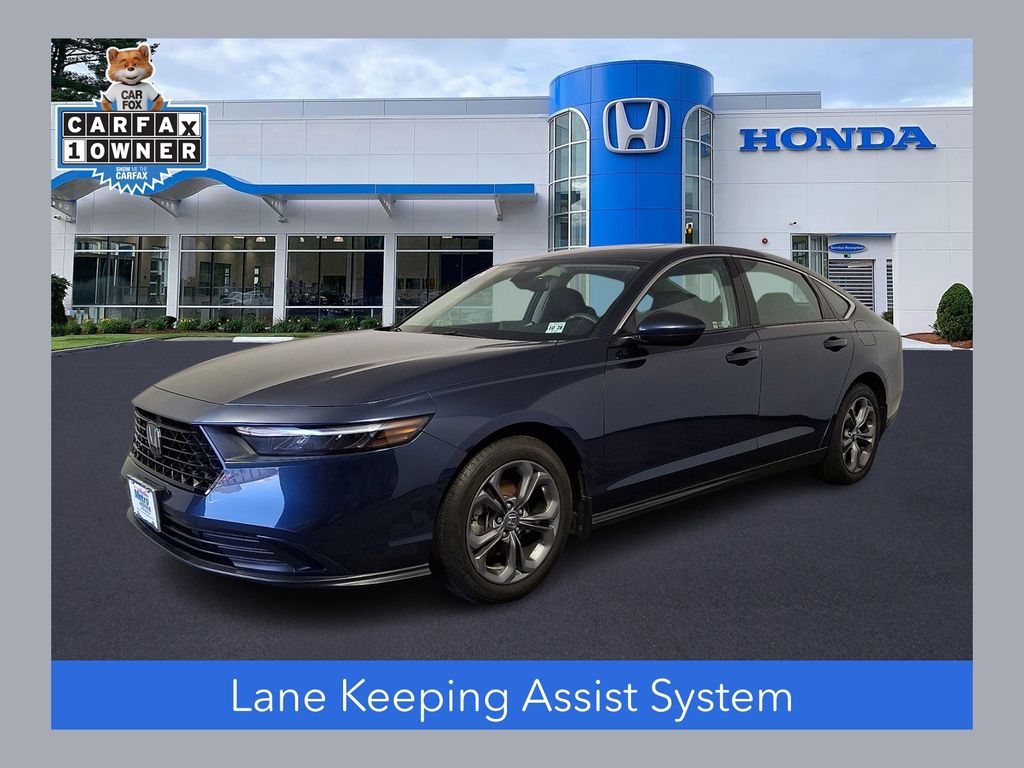 Blue 2024 Honda Accord Sedan Front-Wheel Drive Continuously Variable Transmission