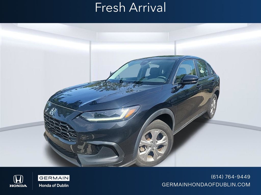 Crystal Black Pearl 2023 Honda HR-V SUV / Crossover All-Wheel Drive Continuously Variable Transmission