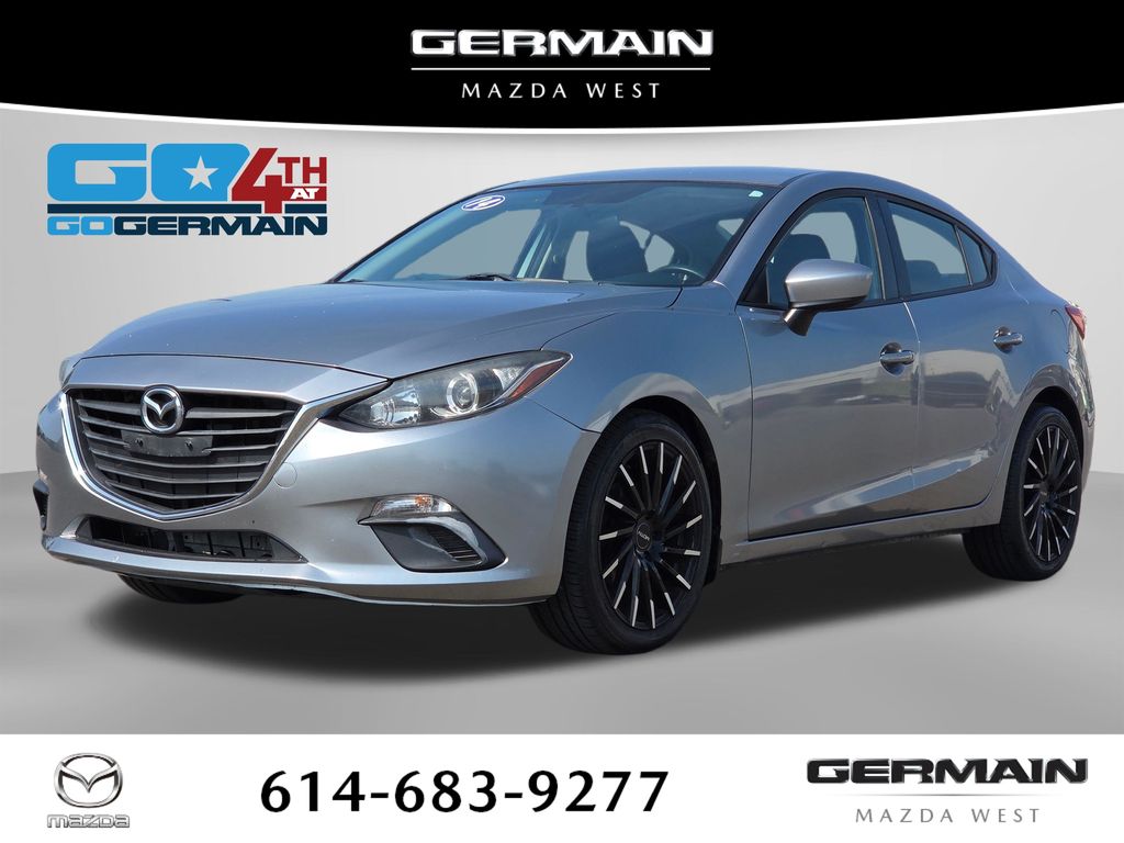 Liquid Silver Metallic 2014 Mazda MAZDA3 Sedan Front-Wheel Drive 6-Speed Manual