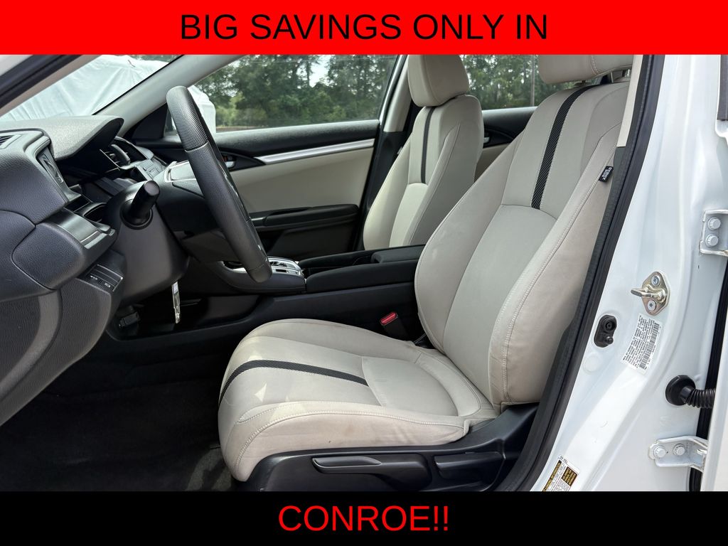 2016 Honda Civic LX White at North Houston Mitsubishi