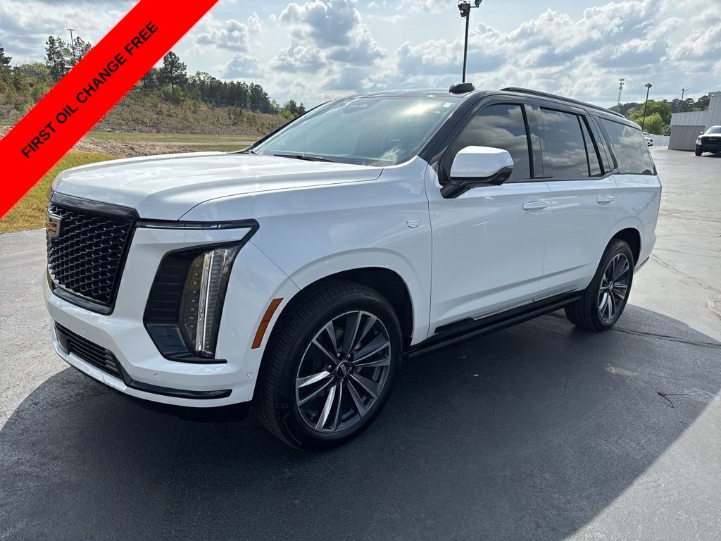 Crystal White 2025 Cadillac Escalade Sport 4WD SUV / Crossover Four-Wheel Drive Automatic