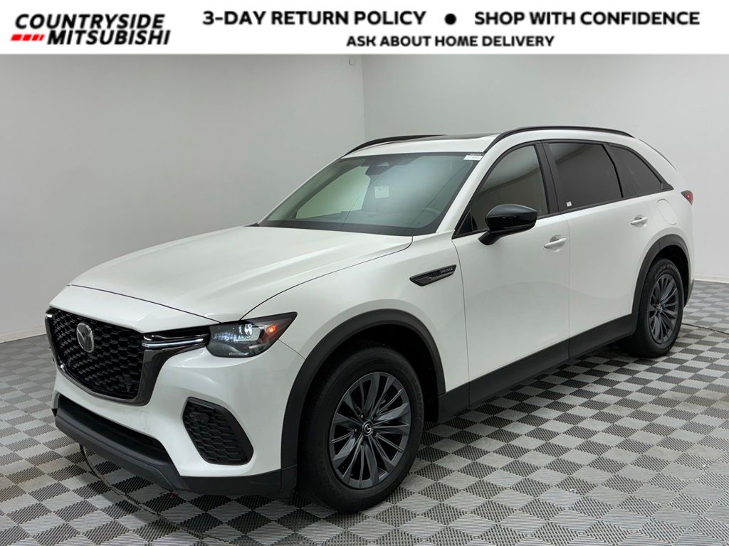 Rhodium White Premium 2025 Mazda CX-70 SUV / Crossover All-Wheel Drive 8-Speed Automatic