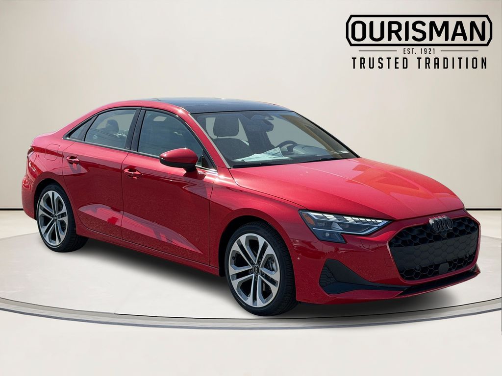 District Green Metallic 2026 Audi A3 quattro Premium Plus 40 TFSI Sedan All-Wheel Drive 7-Speed Automatic
